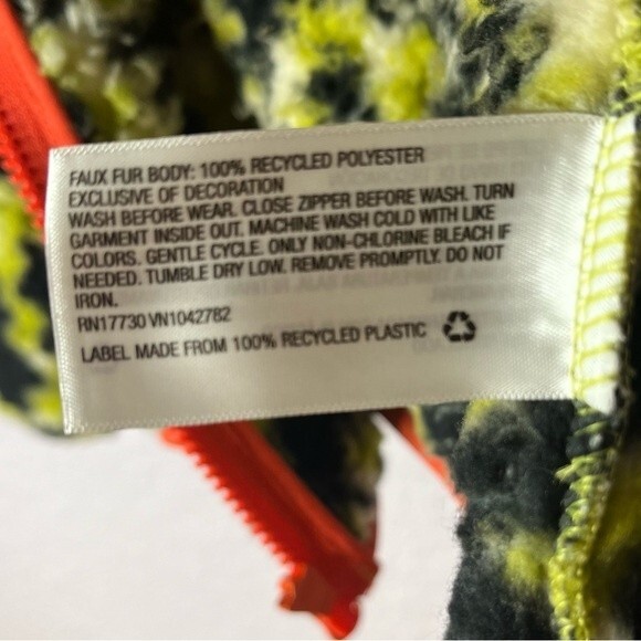 Target Black History Month Camouflage Fleece Sherpa Jacket Unisex Size 5T New! - Picture 9 of 10